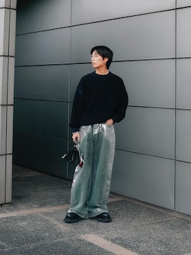 「CFCL（シーエフシーエル）のアイテム」を使った、kanayamataiseiさん（メンズ・177cm）の春コーディネート