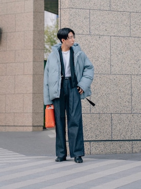 「OAMC（オーエーエムシー）のアイテム（ジャケット/アウター）」を使った、kanayamataiseiさん（メンズ・177cm）の秋コーディネート