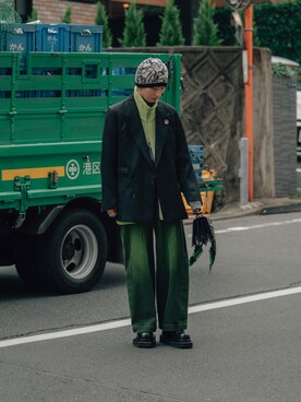 「benine9（ビーナイン）のアイテム」を使った、kanayamataiseiさん（メンズ・177cm）の春コーディネート