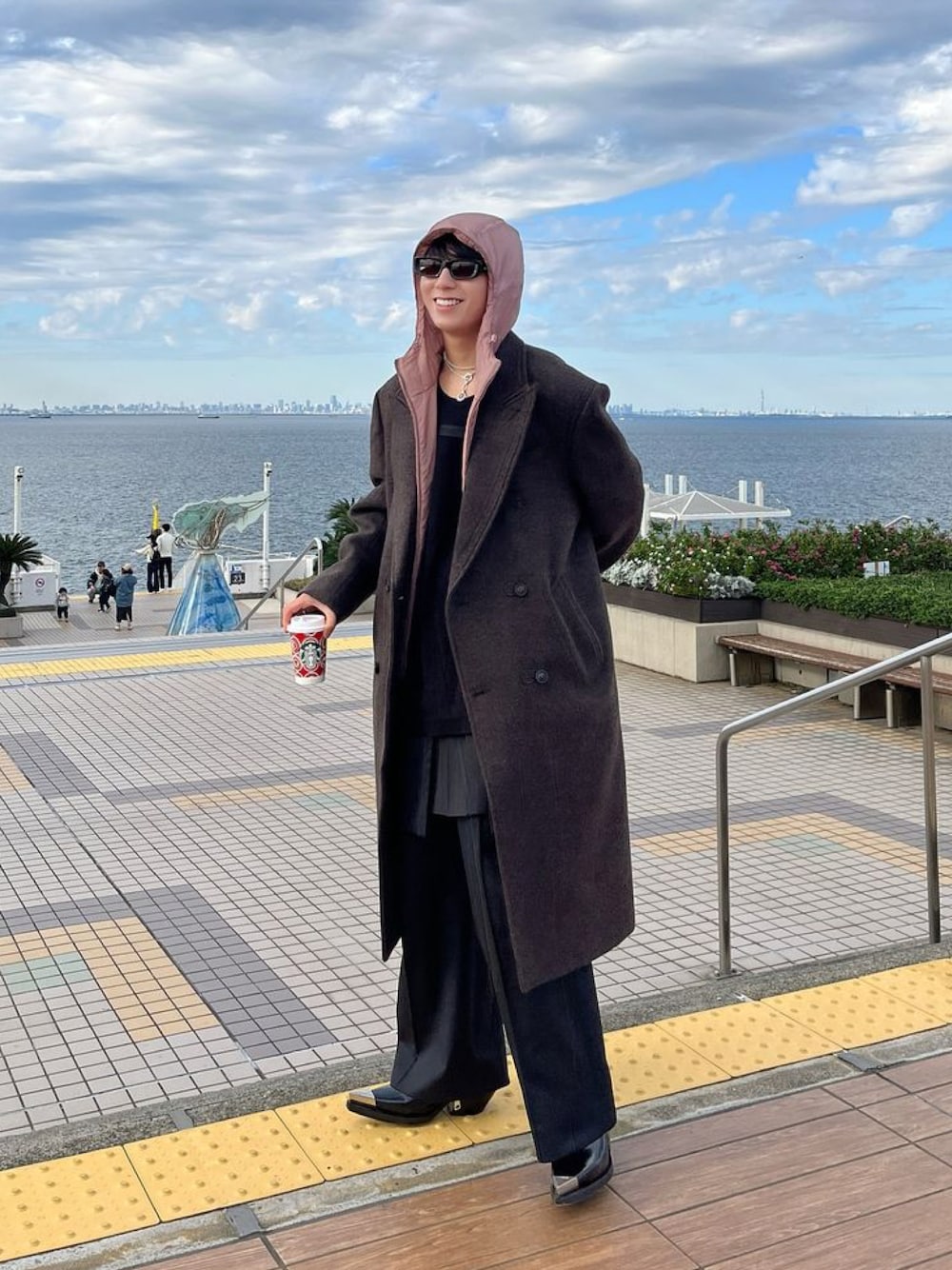 SUBLATIONS ベルト付き スラックス SUBLATIONSのスラックスを使った人気ファッションコーディネート