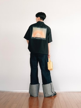 「Valextra（ヴァレクストラ）のアイテム」を使った、kanayamataiseiさん（メンズ・177cm）の夏コーディネート