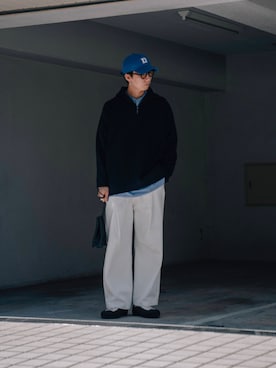 「STUDIO NICHOLSON（スタジオニコルソン）のアイテム（トップス）」を使った、kanayamataiseiさん（メンズ・177cm）の秋コーディネート