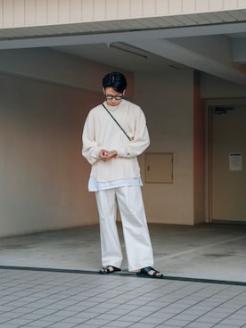「DISCOVERED（ディスカバード）のアイテム」を使った、kanayamataiseiさん（メンズ・177cm）の夏コーディネート