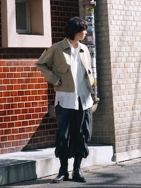 「SUBLATIONS（サブレーションズ）のアイテム」を使った、kanayamataiseiさん（メンズ・178cm）の春コーディネート