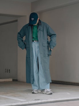 「はじめましてコーデ」｜「アイテム（ステンカラーコート）」を使った、kanayamataiseiさん（メンズ・177cm）の春コーディネート