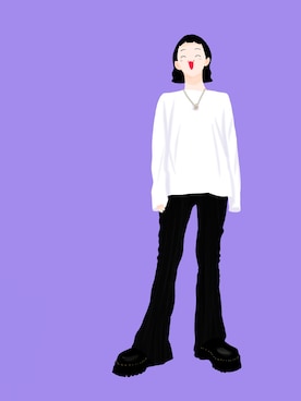 「Dr. Martens（ドクターマーチン）のアイテム」を使った、せろりさん（骨格ウェーブ・レディース・153cm）の秋コーディネート