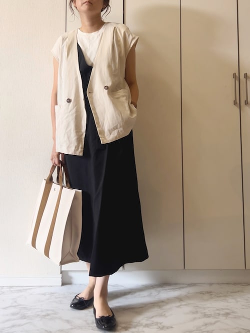 週末限定タイムセール》 リネンブレンドノーカラージレ トップス 週末限定タイムセール》 リネンブレンドノーカラージレ トップス