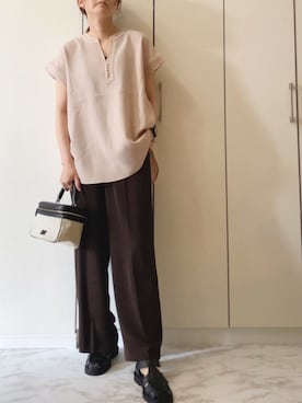 「MK MICHEL KLEIN（エムケーミッシェルクラン）のアイテム」を使った、NAnaさん（レディース・158cm）の春コーディネート