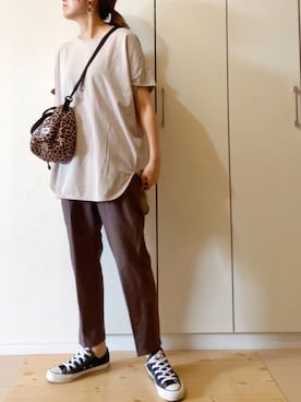 「MKミッシェルクラン」｜「アイテム（シューズ）」を使った、NAnaさん（レディース・158cm）の秋コーディネート