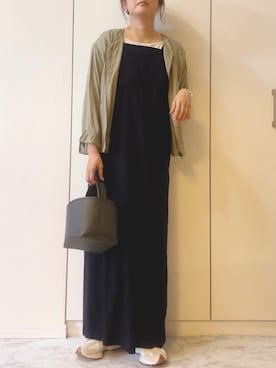 「Emma Taylor（エマテイラー）のアイテム（ワンピース）」を使った、NAnaさん（レディース・158cm）の秋コーディネート