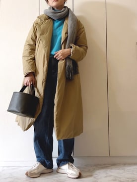 「NOLLEY’S Sophi（ノーリーズソフィ）のアイテム」を使った、NAnaさん（レディース・158cm）の冬コーディネート