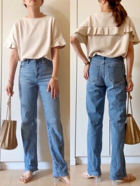 「MKミッシェルクラン」｜「アイテム（シューズ）」を使った、NAnaさん（レディース・158cm）の夏コーディネート