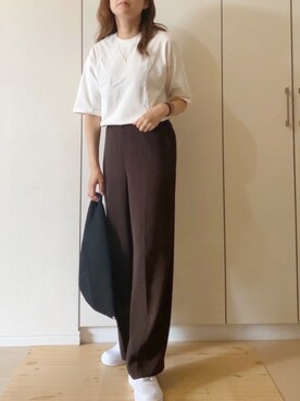 「MKミッシェルクラン」｜「アイテム（アクセサリー）」を使った、NAnaさん（レディース・158cm）の秋コーディネート