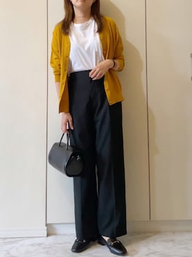 「MKミッシェルクラン」｜「アイテム（ローファー）」を使った、NAnaさん（レディース・158cm）の秋コーディネート