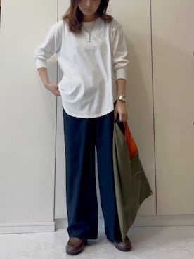 NAnaさん（骨格ストレート・レディース・158cm）の秋コーディネート