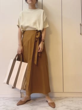「Chez toi（シェトワ）のアイテム」を使った、NAnaさん（レディース・158cm）の秋コーディネート