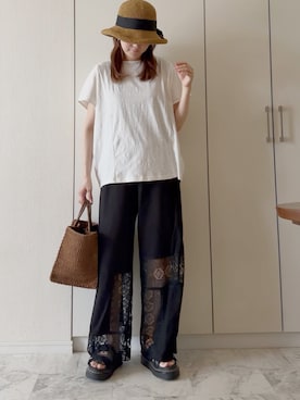 「CITEN（シテン）のアイテム」を使った、NAnaさん（レディース・158cm）の夏コーディネート