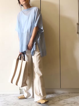 「MK MICHEL KLEIN（エムケーミッシェルクラン）のアイテム」を使った、NAnaさん（レディース・158cm）の秋コーディネート