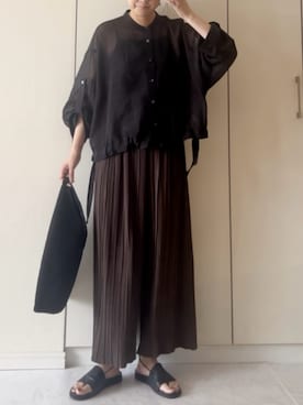 「アイテム（トップス）」を使った、NAnaさん（レディース・158cm）の夏コーディネート