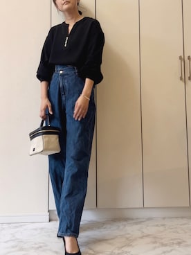 「Ch!iii BAG（チーバック）のアイテム」を使った、NAnaさん（レディース・158cm）の秋コーディネート