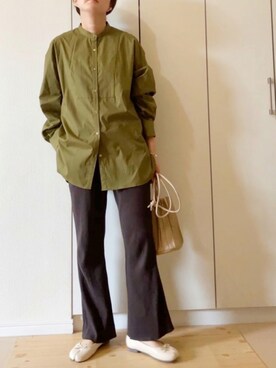 「MKミッシェルクラン」｜「アイテム（アクセサリー）」を使った、NAnaさん（レディース・158cm）の秋コーディネート
