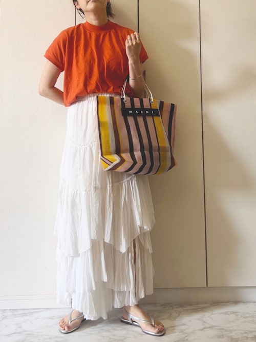セール】新色追加！大人シルエットUSAコットンサイドスリットTee