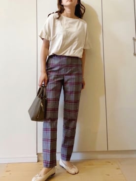 「MKミッシェルクラン」｜「アイテム（アクセサリー）」を使った、NAnaさん（レディース・158cm）の秋コーディネート