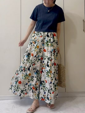 NAnaさん（骨格ストレート・レディース・158cm）の夏コーディネート