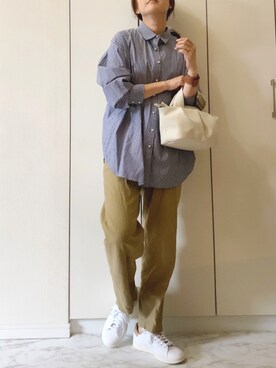 「Ciena」｜「アイテム（アクセサリー）」を使った、NAnaさん（レディース・158cm）の春コーディネート