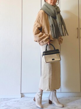 「reca（レカ）のアイテム（スウェット）」を使った、NAnaさん（レディース・158cm）の秋コーディネート