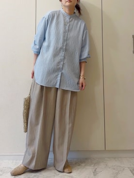 「ikka（イッカ）のアイテム」を使った、NAnaさん（レディース・158cm）の春コーディネート