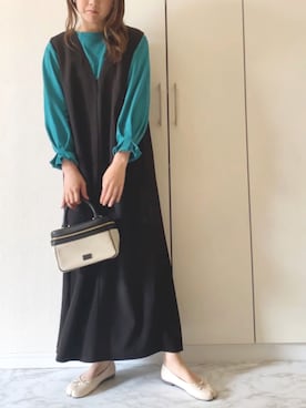 「Ciena」｜「アイテム（アクセサリー）」を使った、NAnaさん（レディース・158cm）の春コーディネート