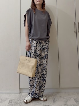 「ikka（イッカ）のアイテム」を使った、NAnaさん（レディース・158cm）の夏コーディネート