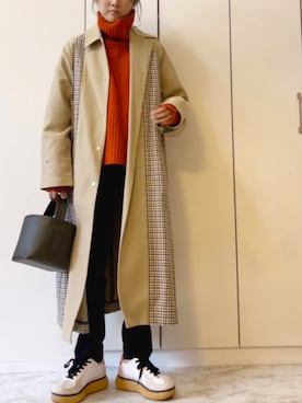 「JOURNAL STANDARD relume（ジャーナルスタンダード　レリューム）のアイテム（その他アウター）」を使った、NAnaさん（レディース・158cm）の秋コーディネート