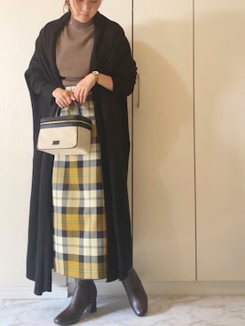 「NOISE MAKER（ノイズメーカー）のアイテム（トップス）」を使った、NAnaさん（レディース・158cm）の秋コーディネート