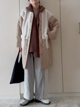 「libelle more（リベル モア）のアイテム」を使った、NAnaさん（レディース・158cm）の冬コーディネート