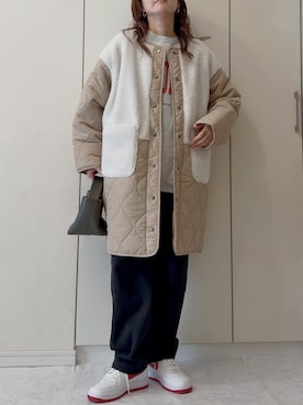 「libelle more（リベル モア）のアイテム」を使った、NAnaさん（レディース・158cm）の冬コーディネート