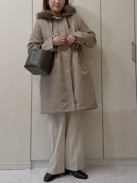 「libelle more（リベル モア）のアイテム」を使った、NAnaさん（レディース・158cm）の冬コーディネート