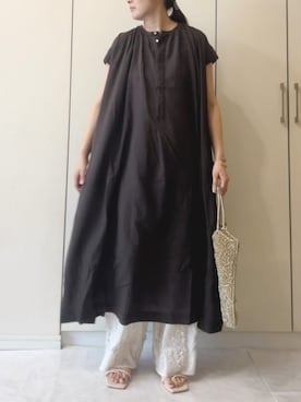 「アイテム（ワンピース）」を使った、NAnaさん（骨格ストレート・レディース・158cm）の夏コーディネート