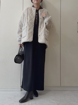 「アイテム（ワンピース/ドレス）」を使った、NAnaさん（レディース・158cm）の秋コーディネート