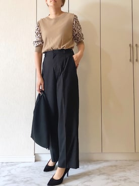 「MKミッシェルクラン」｜「アイテム（アクセサリー）」を使った、NAnaさん（レディース・158cm）の秋コーディネート
