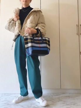 「Ciena」｜「アイテム（アクセサリー）」を使った、NAnaさん（レディース・158cm）の秋コーディネート