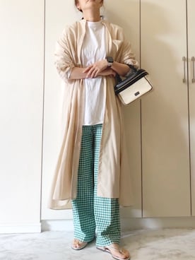 「coen by SIZU（コーエンバイシズ）のアイテム」を使った、NAnaさん（レディース・158cm）の夏コーディネート