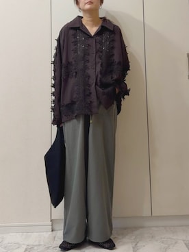 「ikka（イッカ）のアイテム」を使った、NAnaさん（レディース・158cm）の春コーディネート