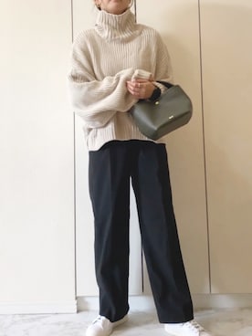 「MKミッシェルクラン」｜「アイテム（アクセサリー）」を使った、NAnaさん（レディース・158cm）の冬コーディネート