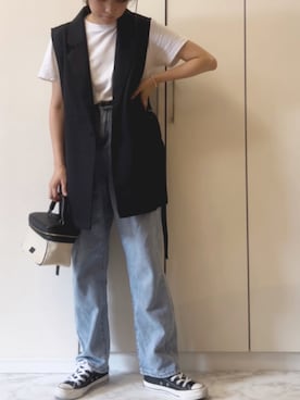 「Ch!iii BAG（チーバック）のアイテム」を使った、NAnaさん（レディース・158cm）の秋コーディネート
