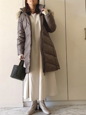 「Calvin Klein（カルバン・クライン）のアイテム（ジャケット/アウター）」を使った、NAnaさん（レディース・158cm）の秋コーディネート