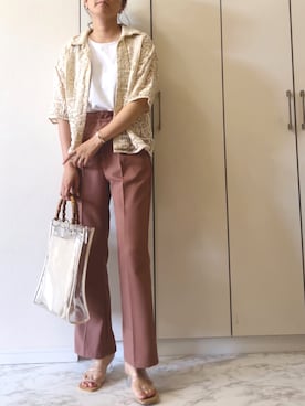 「coen by SIZU（コーエンバイシズ）のアイテム」を使った、NAnaさん（レディース・158cm）の夏コーディネート