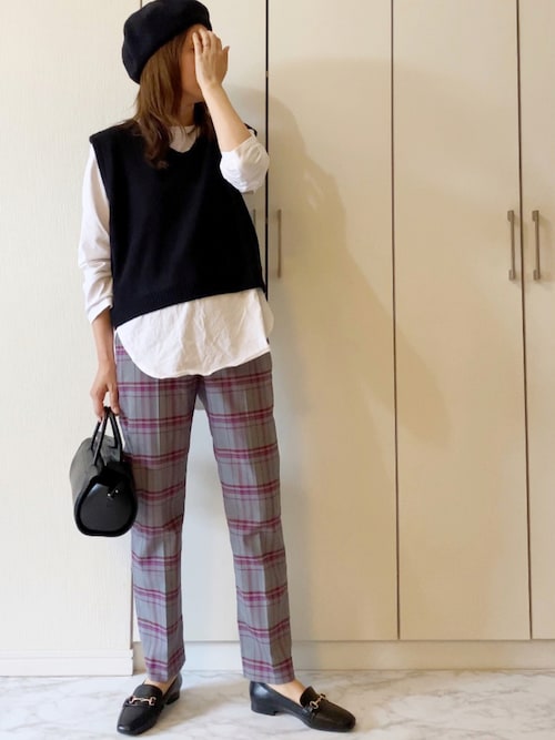 セール】チェック スティックパンツ◇（その他パンツ）｜IENA