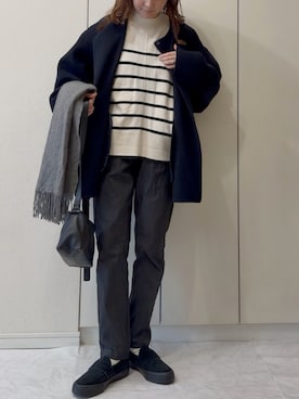 「アイテム（ニット/セーター）」を使った、NAnaさん（レディース・158cm）の秋コーディネート